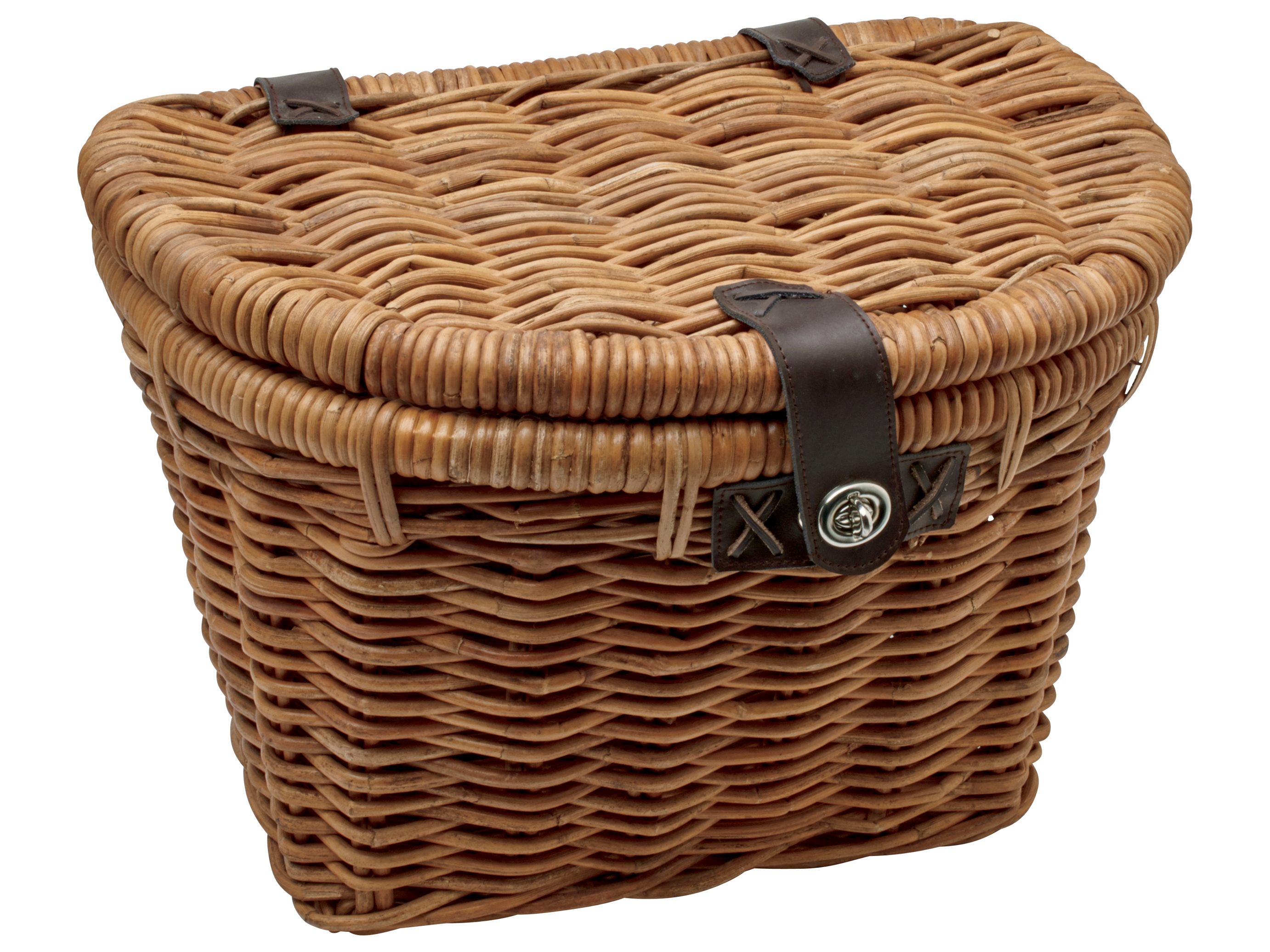 rectangular storage basket with lid