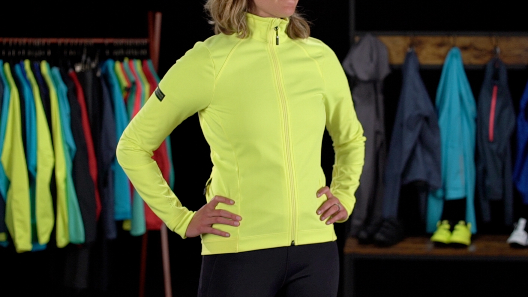 bontrager velocis women's softshell cycling jacket