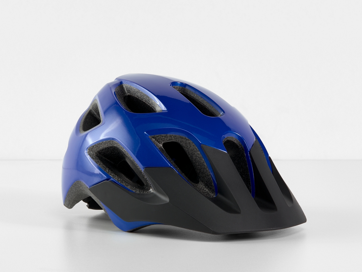 White Cycle Helmet Unisex Dial-A-Fit Bicycle Helmet Blue 