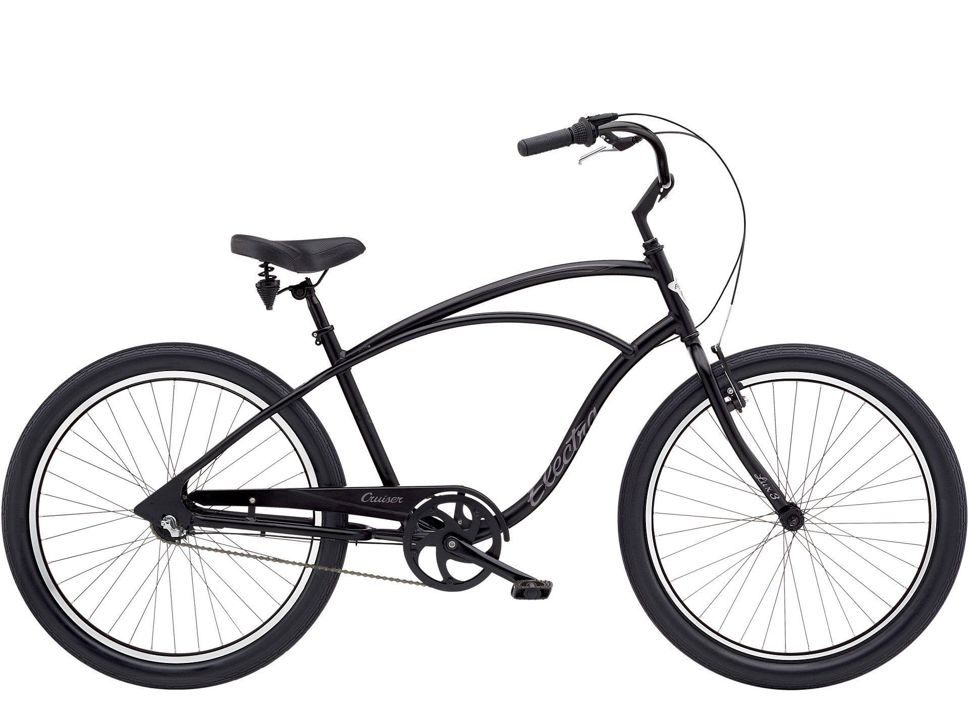 Beach Cruiser Bike 26” Men Elegant Black Sturdy Comfort Balloon Tire Bicycle New 