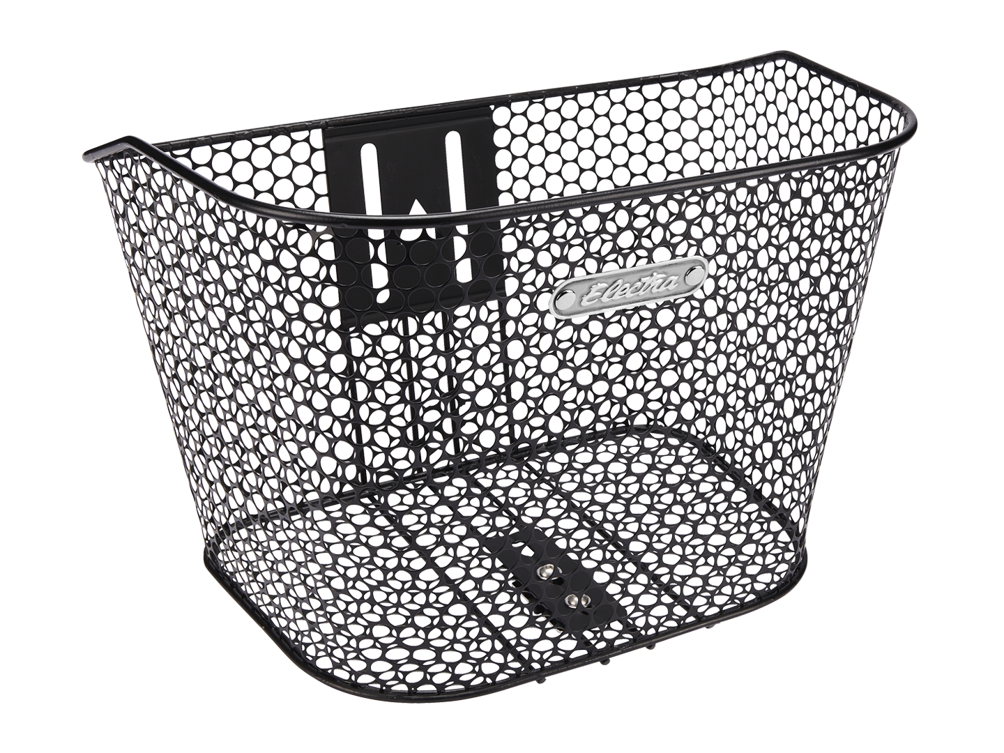 Basket Electra Honeycomb Headset Mounted Black Front