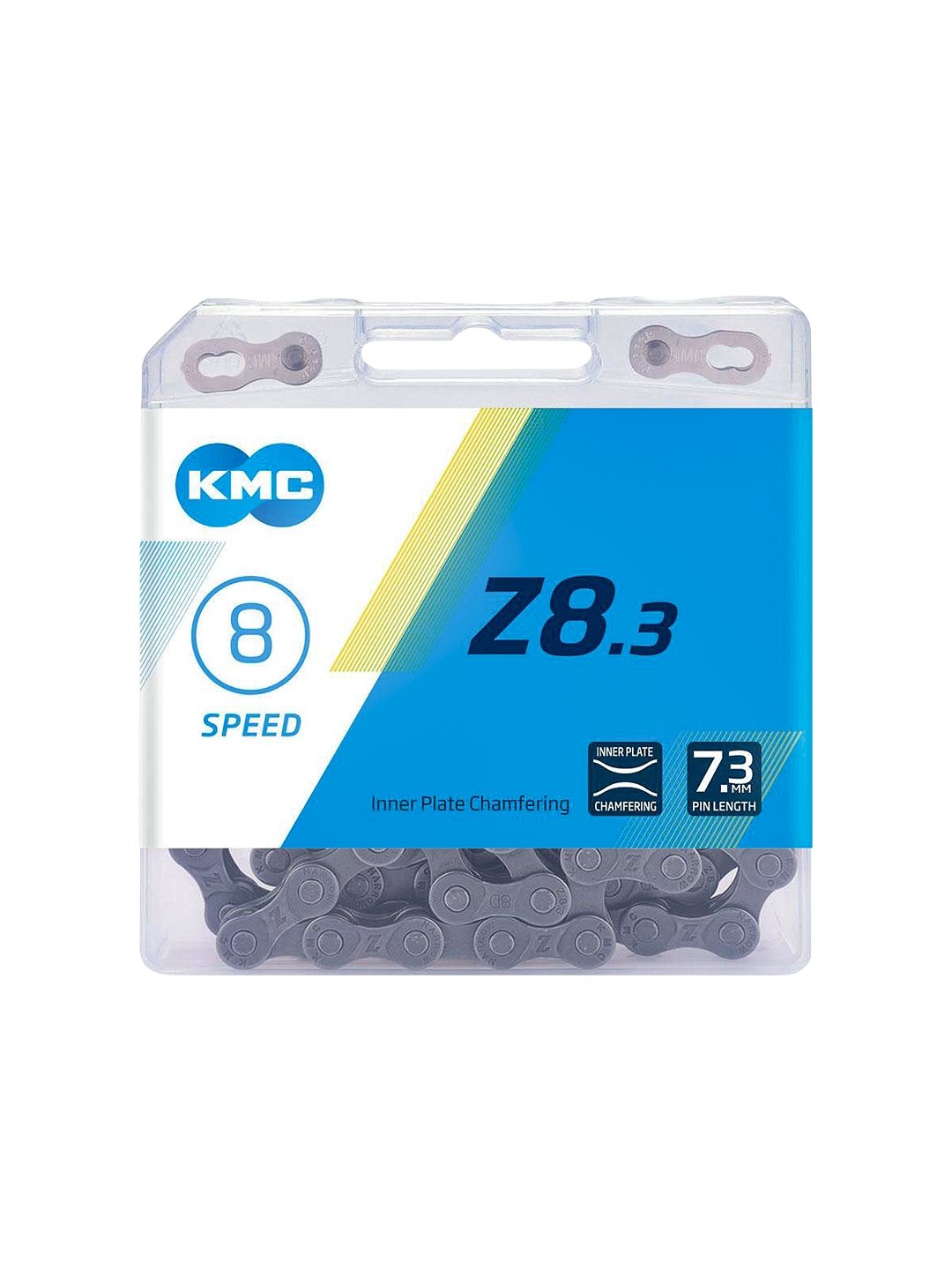 KMC Z8.3 Nickel Plated 8-Speed Chain 