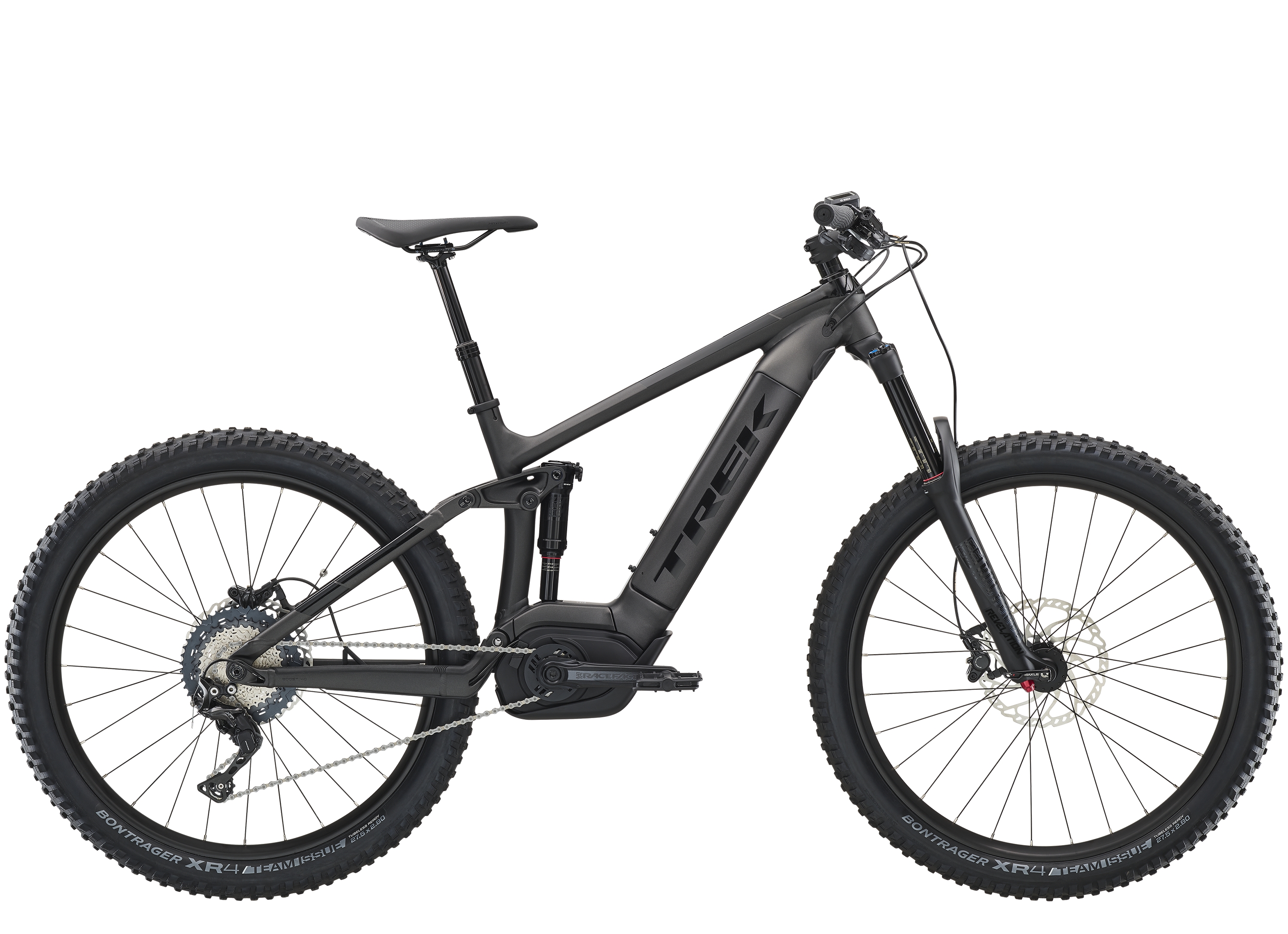 trek electric mountain bike full suspension