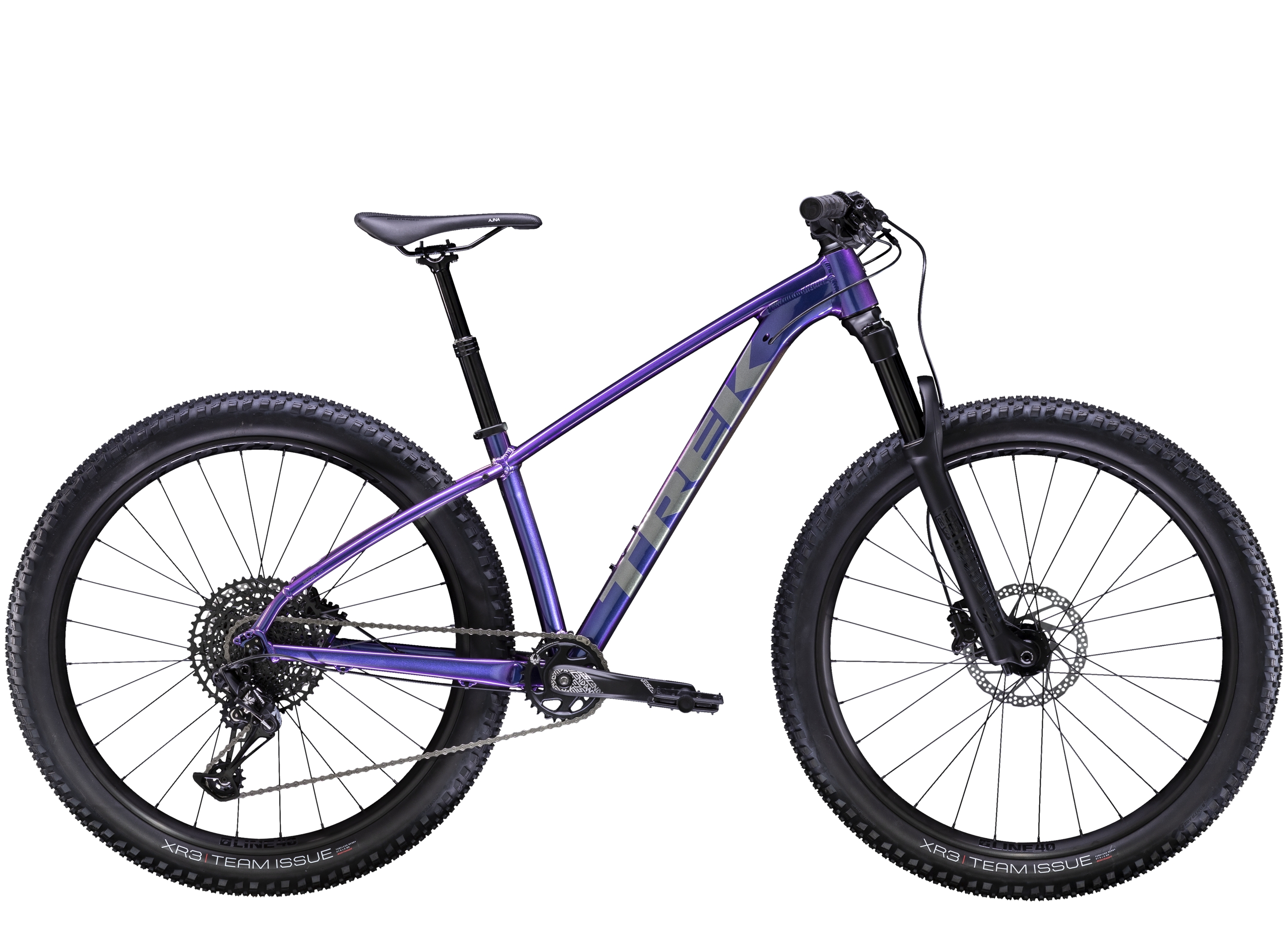 purple trek mountain bike