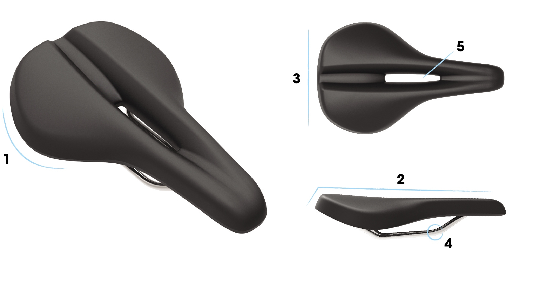 bontrager posture 3 saddles