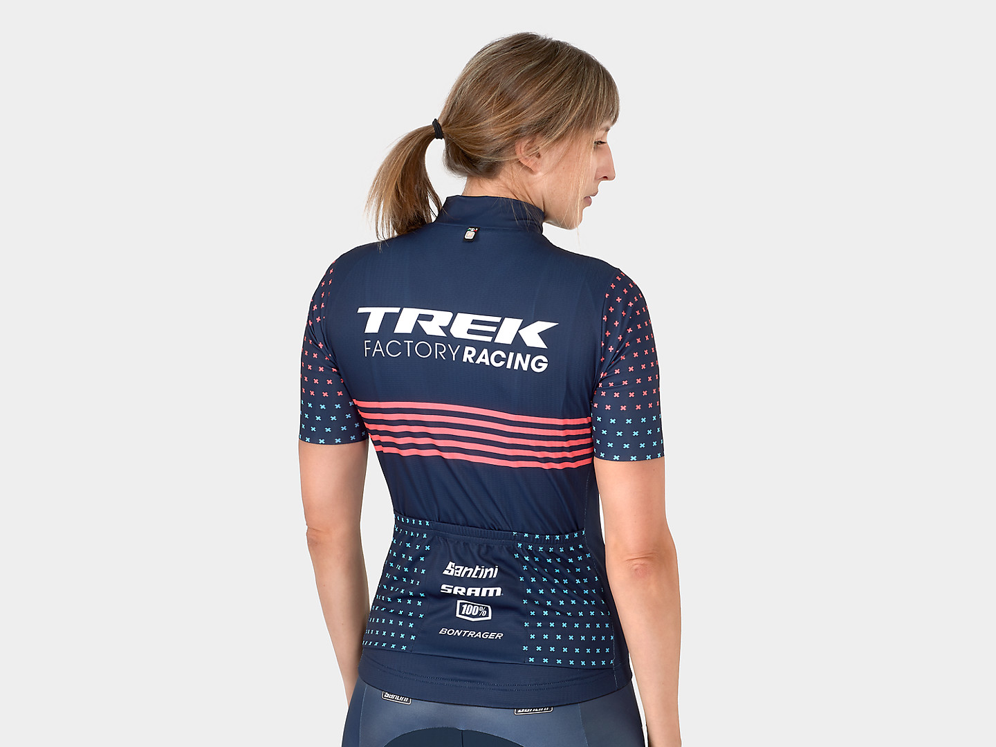 Santini Trek Factory Racing Women's CX Team Replica Cycling Jersey