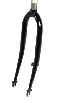 Fork Rigid Trek 700C Threaded/Rollerbrake/Curved 220mm Black